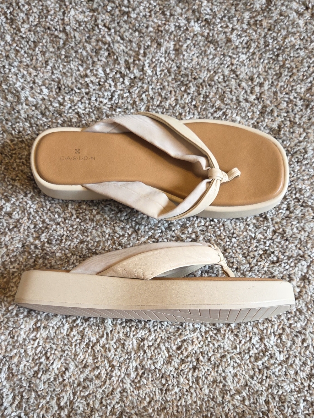 CASLOM Antonella Platform Flip Flop